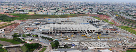 Obras Itaquerão - Arena Corinthians em Itaquera